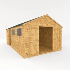 Mercia 20ft X 10ft Premium Shiplap Modular Workshop Shed -Elise Bloom 13555758 1474949334923868