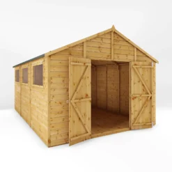 Mercia 15ft X 10ft Premium Shiplap Modular Workshop Shed - Including Installation -Elise Bloom 13555760 3624949333654397