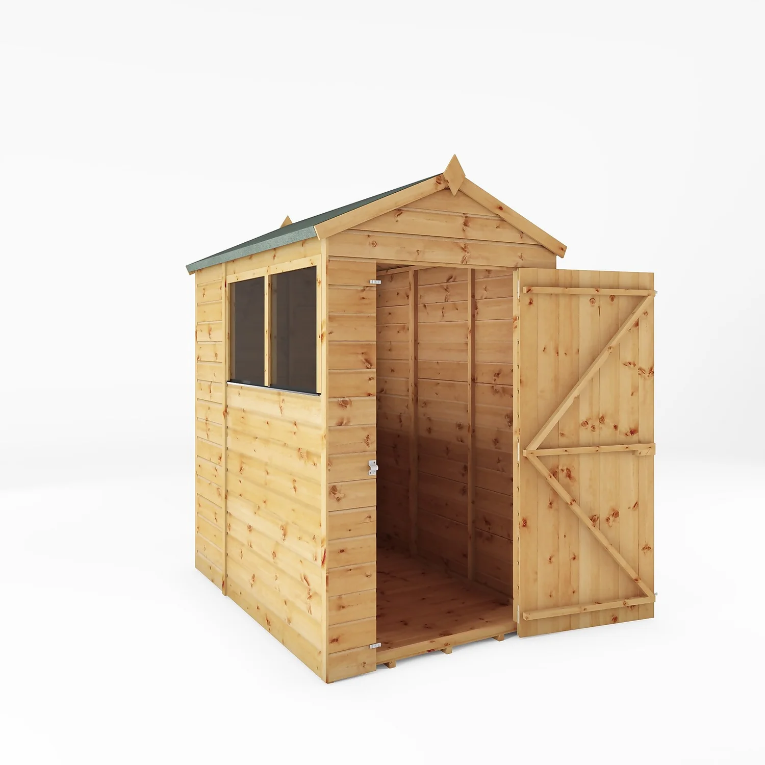 Mercia 6ft X 4ft Premium Shiplap Apex Shed - Including Installation 12 Mercia 6ft X 4ft Premium Shiplap Apex Shed - Including Installation - Image 10