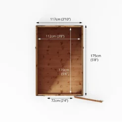 Mercia 6ft X 4ft Premium Windowless Shiplap Apex Shed 18 Mercia 6ft X 4ft Premium Windowless Shiplap Apex Shed -Elise Bloom 13555764 3784949336246031