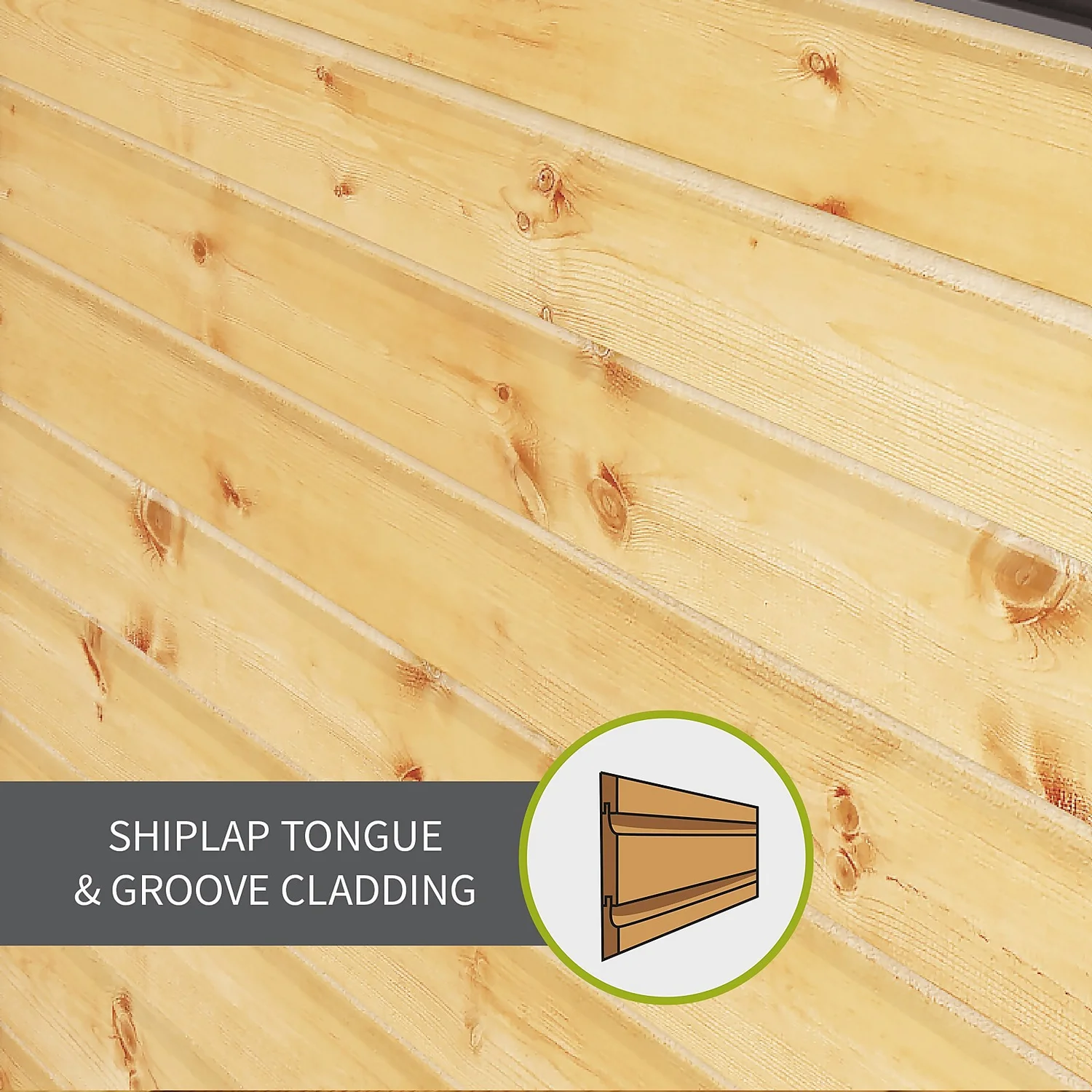 Mercia 6ft X 4ft Premium Windowless Shiplap Apex Shed 5 Mercia 6ft X 4ft Premium Windowless Shiplap Apex Shed - Image 3