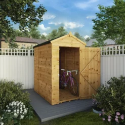 Mercia 6ft X 4ft Premium Windowless Shiplap Apex Shed - Including Installation 16 Mercia 6ft X 4ft Premium Windowless Shiplap Apex Shed - Including Installation -Elise Bloom 13555767 1414937164559109