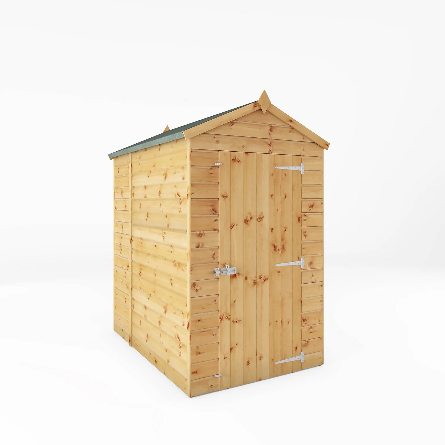 Mercia 6ft X 4ft Premium Windowless Shiplap Apex Shed - Including Installation 3 Mercia 6ft X 4ft Premium Windowless Shiplap Apex Shed - Including Installation