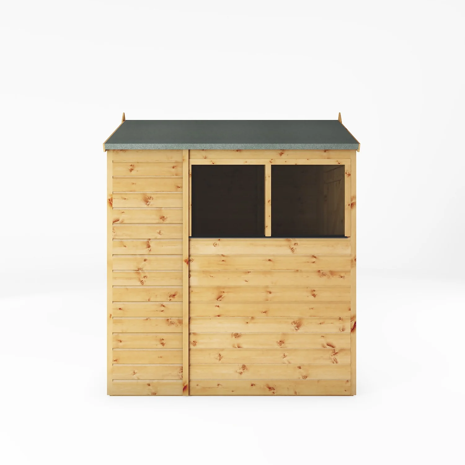 Mercia 6ft X 4ft Premium Shiplap Reverse Apex Shed 12 Mercia 6ft X 4ft Premium Shiplap Reverse Apex Shed - Image 10