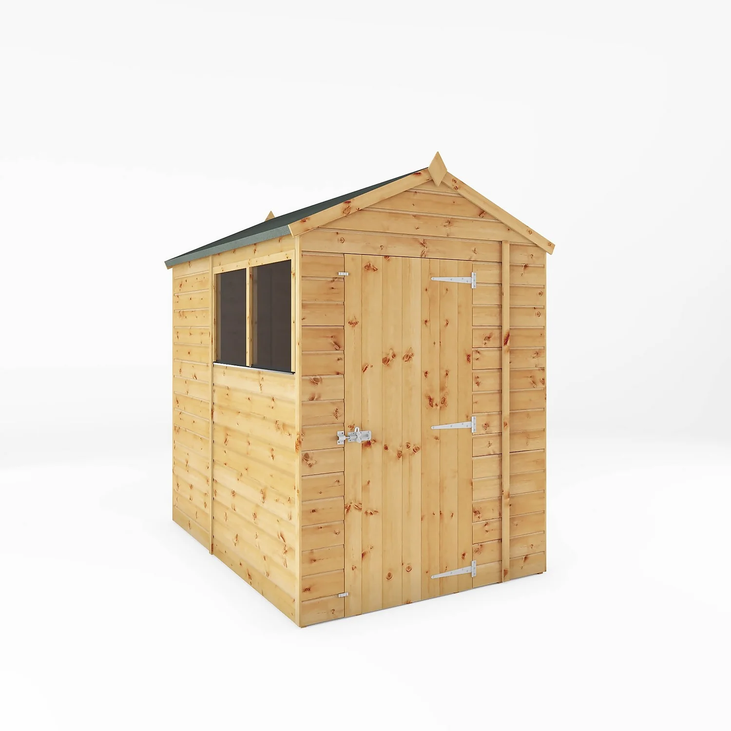 Mercia 7ft X 5ft Premium Shiplap Apex Shed - Including Installation 3 Mercia 7ft X 5ft Premium Shiplap Apex Shed - Including Installation