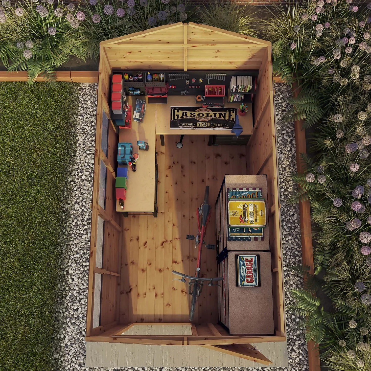 Mercia 10ft X 6ft Premium Shiplap Apex Shed 12 Mercia 10ft X 6ft Premium Shiplap Apex Shed - Image 10