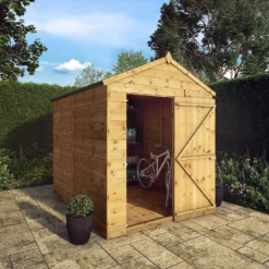 Mercia 8ft X 6ft Premium Windowless Shiplap Apex Shed -Elise Bloom 13555779 2784949334266277