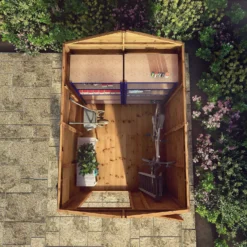 Mercia 8ft X 6ft Premium Windowless Shiplap Apex Shed -Elise Bloom 13555779 3614949334364020