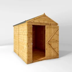 Mercia 8ft X 6ft Premium Windowless Shiplap Apex Shed -Elise Bloom 13555779 6484949334466170