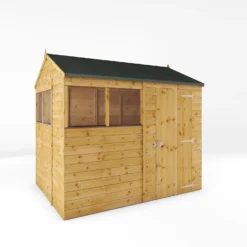 Mercia 8ft X 6ft Premium Shiplap Reverse Apex Shed - Including Installation
