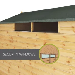 Mercia 8ft X 6ft Premium Shiplap Security Apex Shed -Elise Bloom 13555783 1515033256495759