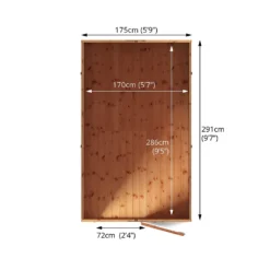 Mercia 10ft X 6ft Premium Shiplap Apex Shed - Including Installation 19 Mercia 10ft X 6ft Premium Shiplap Apex Shed - Including Installation -Elise Bloom 13555784 1354949337951618