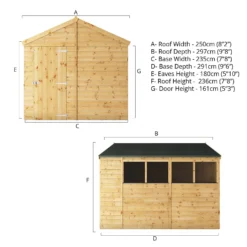 Mercia 10ft X 8ft Premium Shiplap Apex Shed 18 Mercia 10ft X 8ft Premium Shiplap Apex Shed -Elise Bloom 13555787 1084949337392682