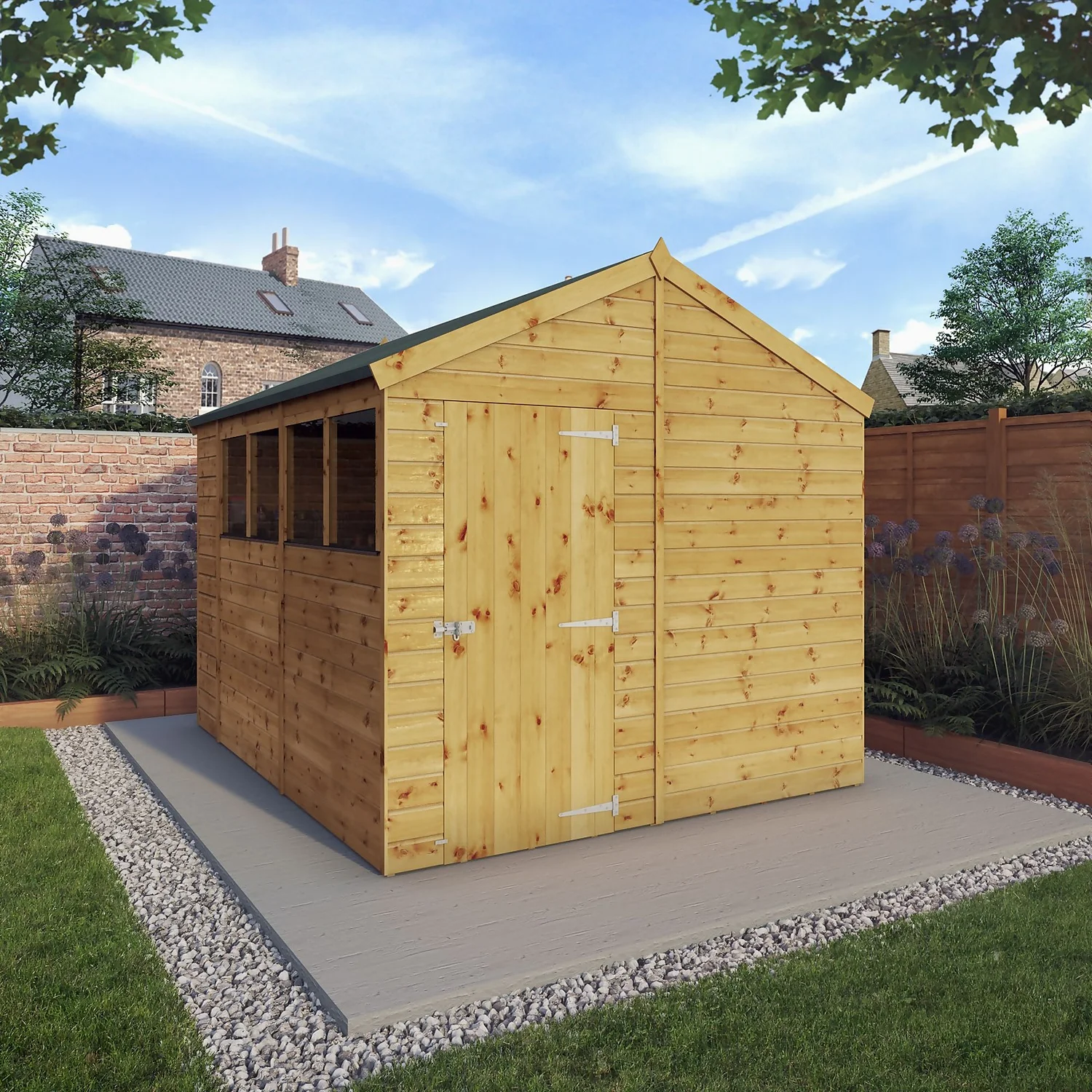 Mercia 10ft X 8ft Premium Shiplap Apex Shed 4 Mercia 10ft X 8ft Premium Shiplap Apex Shed - Image 2