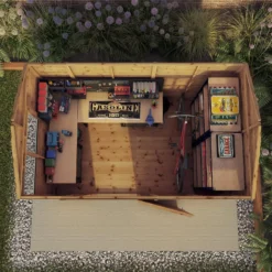 Mercia 10ft X 6ft Premium Shiplap Reverse Apex Shed - Including Installation -Elise Bloom 13555790 1064949336091000