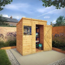 Mercia 6ft X 4ft Premium Shiplap Pent Shed -Elise Bloom 13555794 1304949337938436