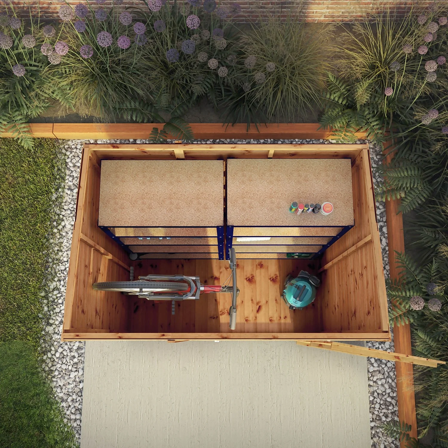 Mercia 6ft X 4ft Premium Shiplap Pent Shed - Including Installation 12 Mercia 6ft X 4ft Premium Shiplap Pent Shed - Including Installation - Image 10