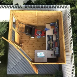 Mercia 7ft X 7ft Premium Shiplap Corner Shed - Including Installation 21 Mercia 7ft X 7ft Premium Shiplap Corner Shed - Including Installation -Elise Bloom 13555799 1234949336398143