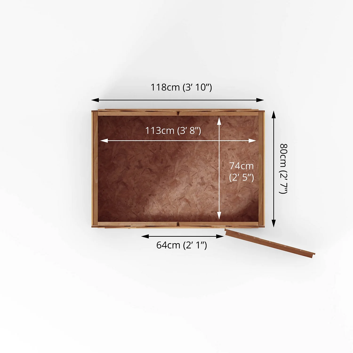 Mercia 3ft X 4ft Overlap Windowless Apex 12 Mercia 3ft X 4ft Overlap Windowless Apex - Image 10