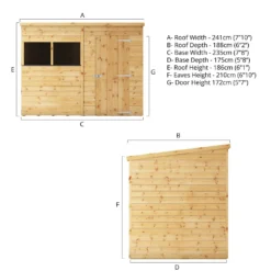 Mercia 8ft X 6ft Premium Shiplap Pent Shed 18 Mercia 8ft X 6ft Premium Shiplap Pent Shed -Elise Bloom 13555801 7854949334433002