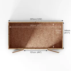 Mercia 5ft X 10ft Overlap Apex Shed - Including Installation -Elise Bloom 13555806 1775047801284699