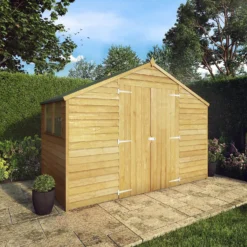 Mercia 5ft X 10ft Overlap Apex Shed - Including Installation -Elise Bloom 13555806 1955047800704634