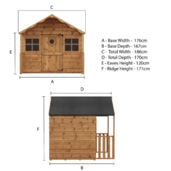 Mercia 5ft X 6ft Honeysuckle Wooden Playhouse - Installation Included 19 Mercia 5ft X 6ft Honeysuckle Wooden Playhouse - Installation Included -Elise Bloom 13555809 8604949337194538
