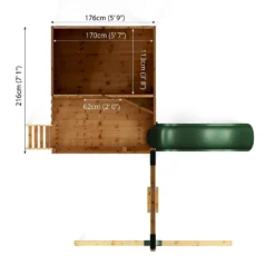 Mercia 5ft X 6ft Honeysuckle Wooden Playhouse -Elise Bloom 13555811 1654951880093088