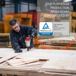 Mercia 5ft X 6ft Pent Wooden Playhouse With Tower - Installation Included 18 Mercia 5ft X 6ft Pent Wooden Playhouse With Tower - Installation Included -Elise Bloom 13555820 1764951147577796