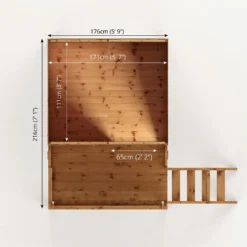 Mercia 5ft X 6ft Pent Wooden Playhouse With Tower - Installation Included 20 Mercia 5ft X 6ft Pent Wooden Playhouse With Tower - Installation Included -Elise Bloom 13555820 2004951147616580