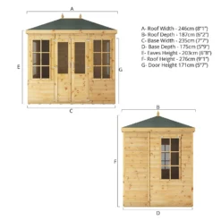 Mercia 8ft X 6ft Premium Clover Summerhouse 16 Mercia 8ft X 6ft Premium Clover Summerhouse -Elise Bloom 13555824 1194941758415345