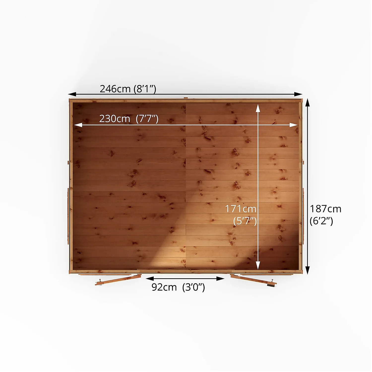 Mercia 8ft X 6ft Premium Clover Summerhouse 8 Mercia 8ft X 6ft Premium Clover Summerhouse - Image 6