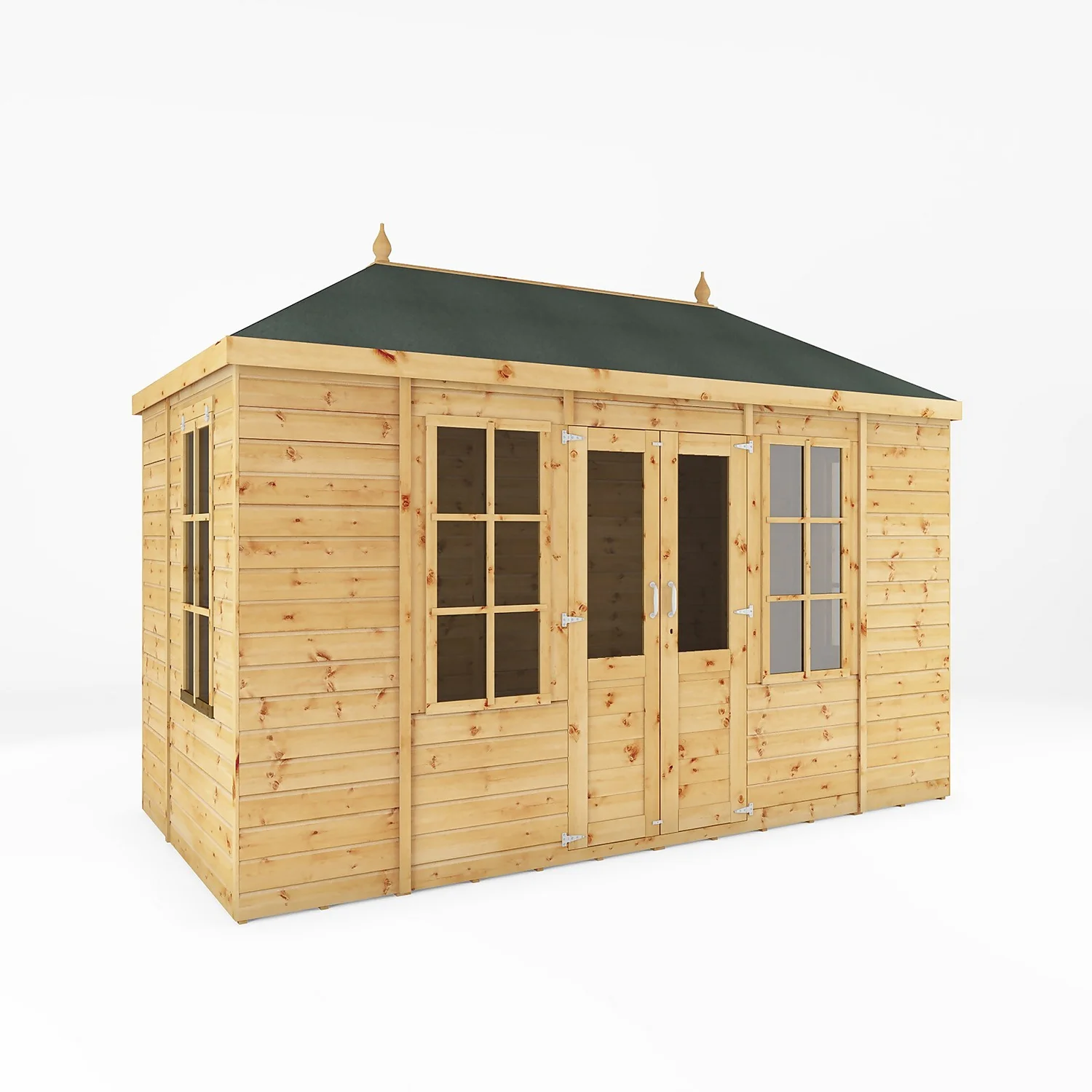 Mercia 12ft X 6ft Premium Clover Summerhouse - Including Installation 3 Mercia 12ft X 6ft Premium Clover Summerhouse - Including Installation