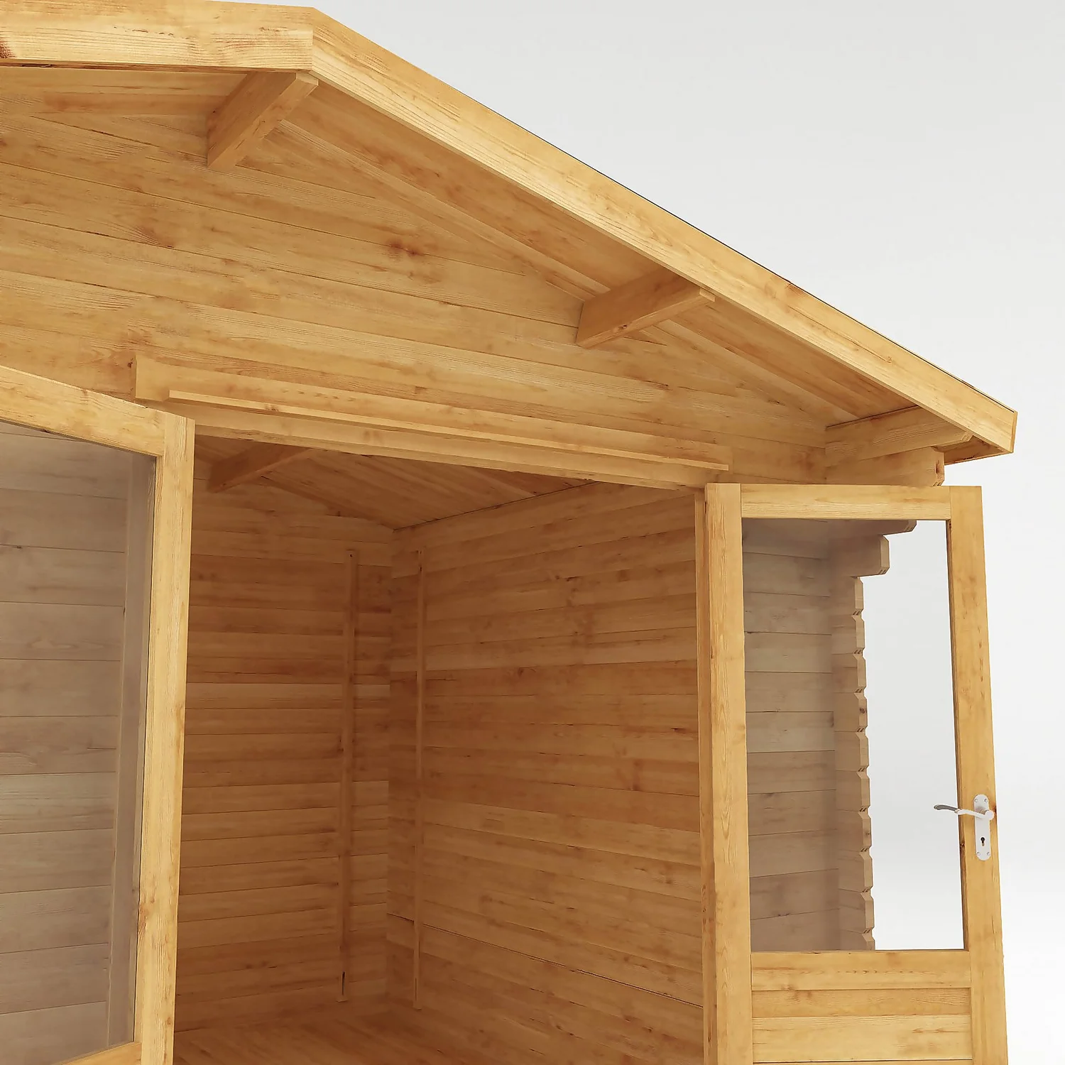 Mercia 4m X 3m Garden Retreat Log Cabin 44mm 5 Mercia 4m X 3m Garden Retreat Log Cabin 44mm - Image 3