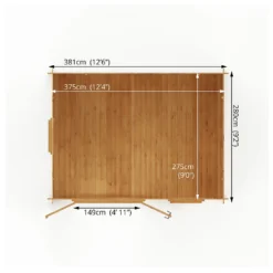 Mercia 4m X 3m Home Office Log Cabin 28mm 21 Mercia 4m X 3m Home Office Log Cabin 28mm -Elise Bloom 13555840 1585025545267712