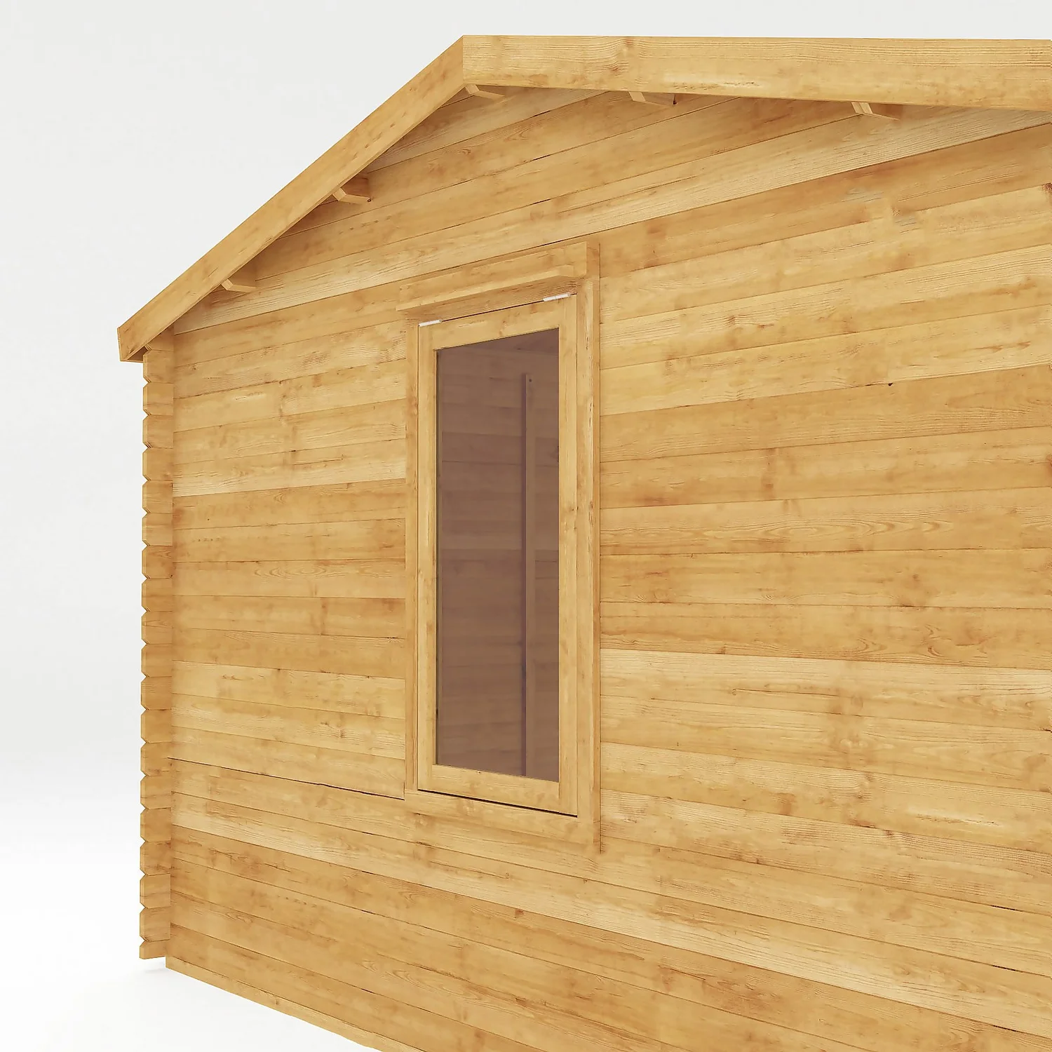 Mercia 5m X 4m Home Office Log Cabin 44mm 5 Mercia 5m X 4m Home Office Log Cabin 44mm - Image 3