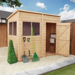 Mercia 8ft X 4ft Premium Shiplap Modular Pent Shed - Including Installation 13 Mercia 8ft X 4ft Premium Shiplap Modular Pent Shed - Including Installation -Elise Bloom 13555850 3944949337652977