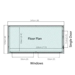 Mercia 8ft X 4ft Premium Shiplap Modular Pent Shed 19 Mercia 8ft X 4ft Premium Shiplap Modular Pent Shed -Elise Bloom 13555851 1574949336475840