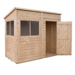 Mercia 8ft X 4ft Premium Shiplap Modular Pent Shed