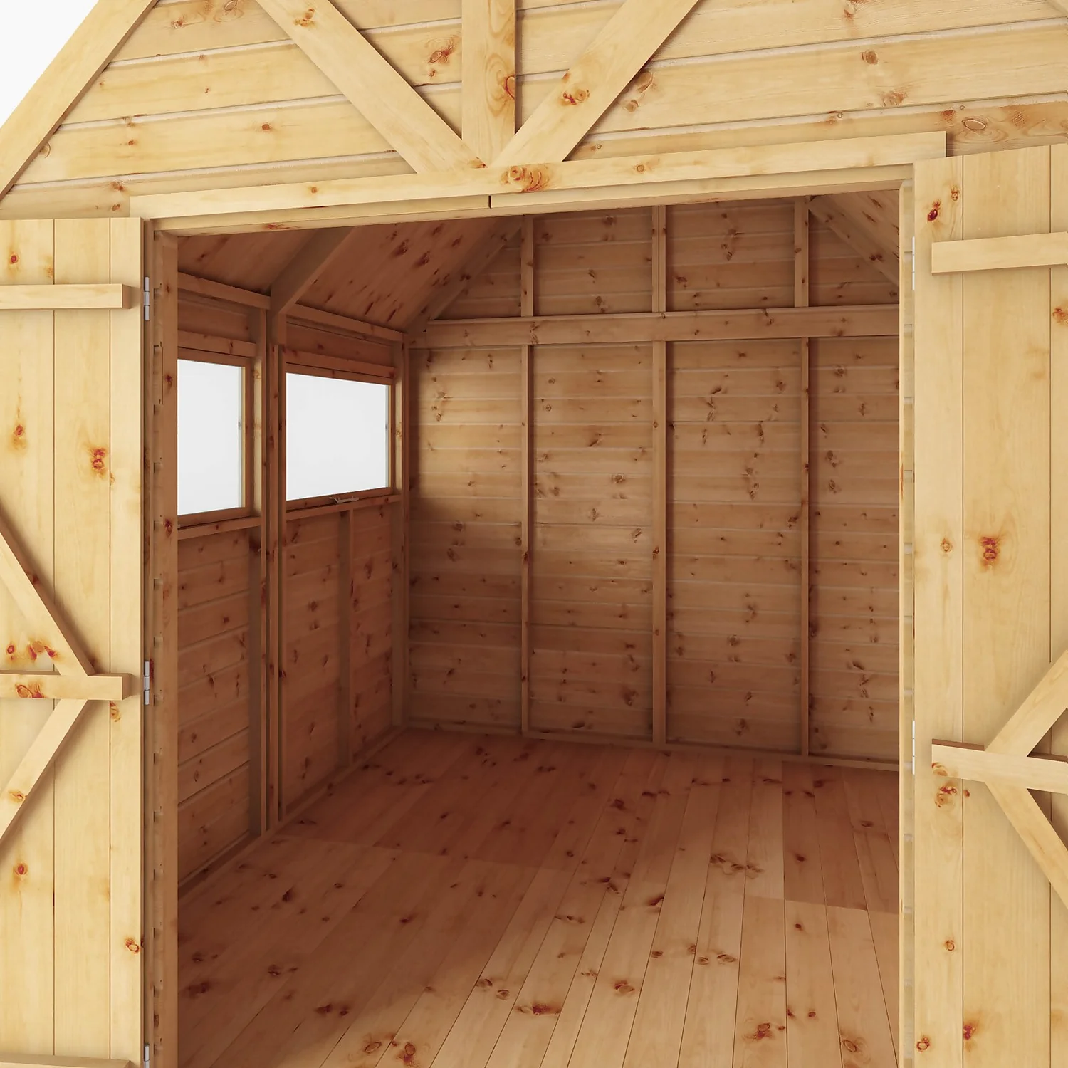 Mercia 8ft X 8ft Premium Shiplap Barn Shed 5 Mercia 8ft X 8ft Premium Shiplap Barn Shed - Image 3