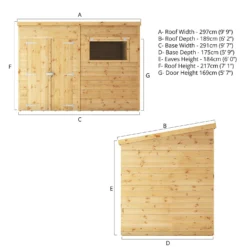 Mercia 10ft X 6ft Premium Shiplap Pent Shed 20 Mercia 10ft X 6ft Premium Shiplap Pent Shed -Elise Bloom 13555856 1415011477954350