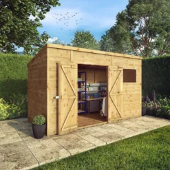 Mercia 12ft X 6ft Premium Shiplap Pent Shed - Including Installation 20 Mercia 12ft X 6ft Premium Shiplap Pent Shed - Including Installation -Elise Bloom 13555857 1604949334963282