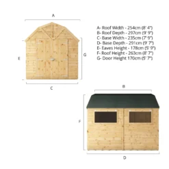 Mercia 10ft X 8ft Premium Shiplap Barn Shed - Including Installation 20 Mercia 10ft X 8ft Premium Shiplap Barn Shed - Including Installation -Elise Bloom 13555858 2945043868800006