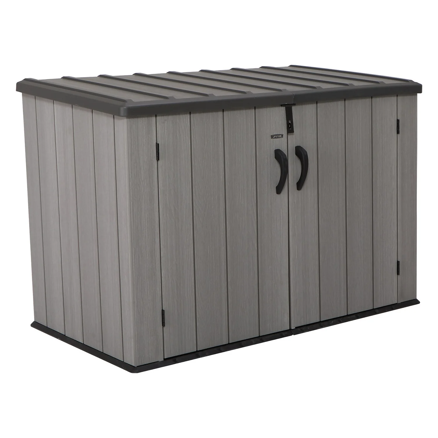 Lifetime Horizontal Plastic Outdoor Storage Shed 3 Lifetime Horizontal Plastic Outdoor Storage Shed