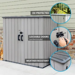 Lifetime Plastic Outdoor Utility Shed 13 Lifetime Plastic Outdoor Utility Shed -Elise Bloom 13660825 1594949054162466