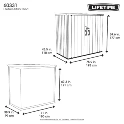 Lifetime Plastic Outdoor Utility Shed 14 Lifetime Plastic Outdoor Utility Shed -Elise Bloom 13660825 2034949054210748