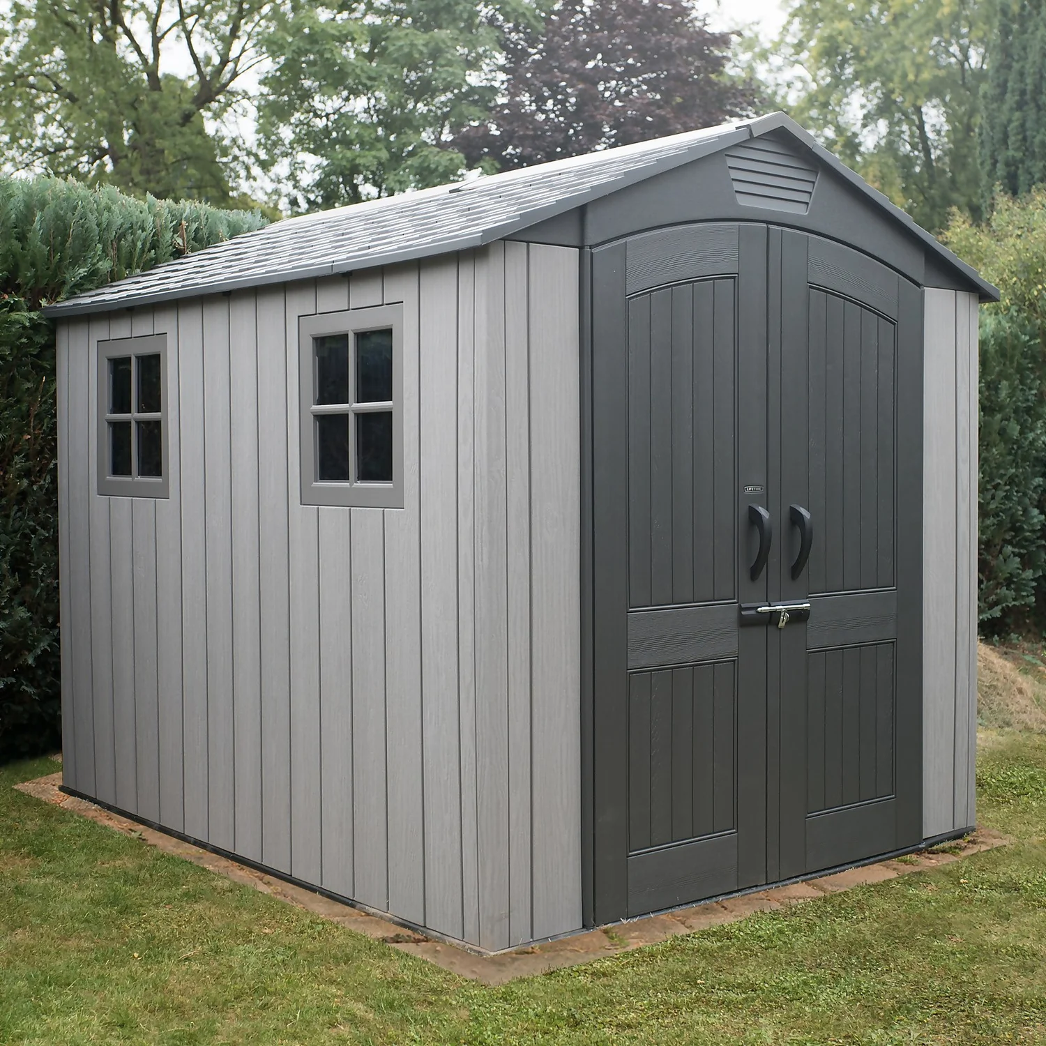 Lifetime Plastic Outdoor Storage Shed - 7x9.5ft 6 Lifetime Plastic Outdoor Storage Shed - 7x9.5ft - Image 4