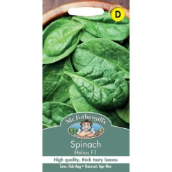 Mr. Fothergill's Spinach Helios F1 Seeds