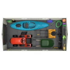 Lifetime 15 X 8ft Rough Cut Dual Entry Outdoor Storage Shed - Installation Included 20 Lifetime 15 X 8ft Rough Cut Dual Entry Outdoor Storage Shed - Installation Included -Elise Bloom 13911316 3774978028333871