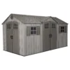 Lifetime 15 X 8ft Rough Cut Dual Entry Outdoor Storage Shed - Installation Included 2 Lifetime 15 X 8ft Rough Cut Dual Entry Outdoor Storage Shed - Installation Included -Elise Bloom 13911316 8294978027602894